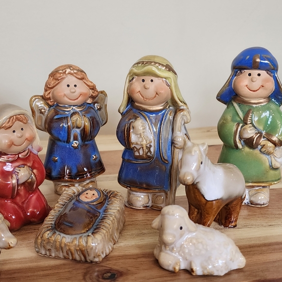 11 PCS Classic Nativity Scene Set Christmas Decor - Picture 11 of 14